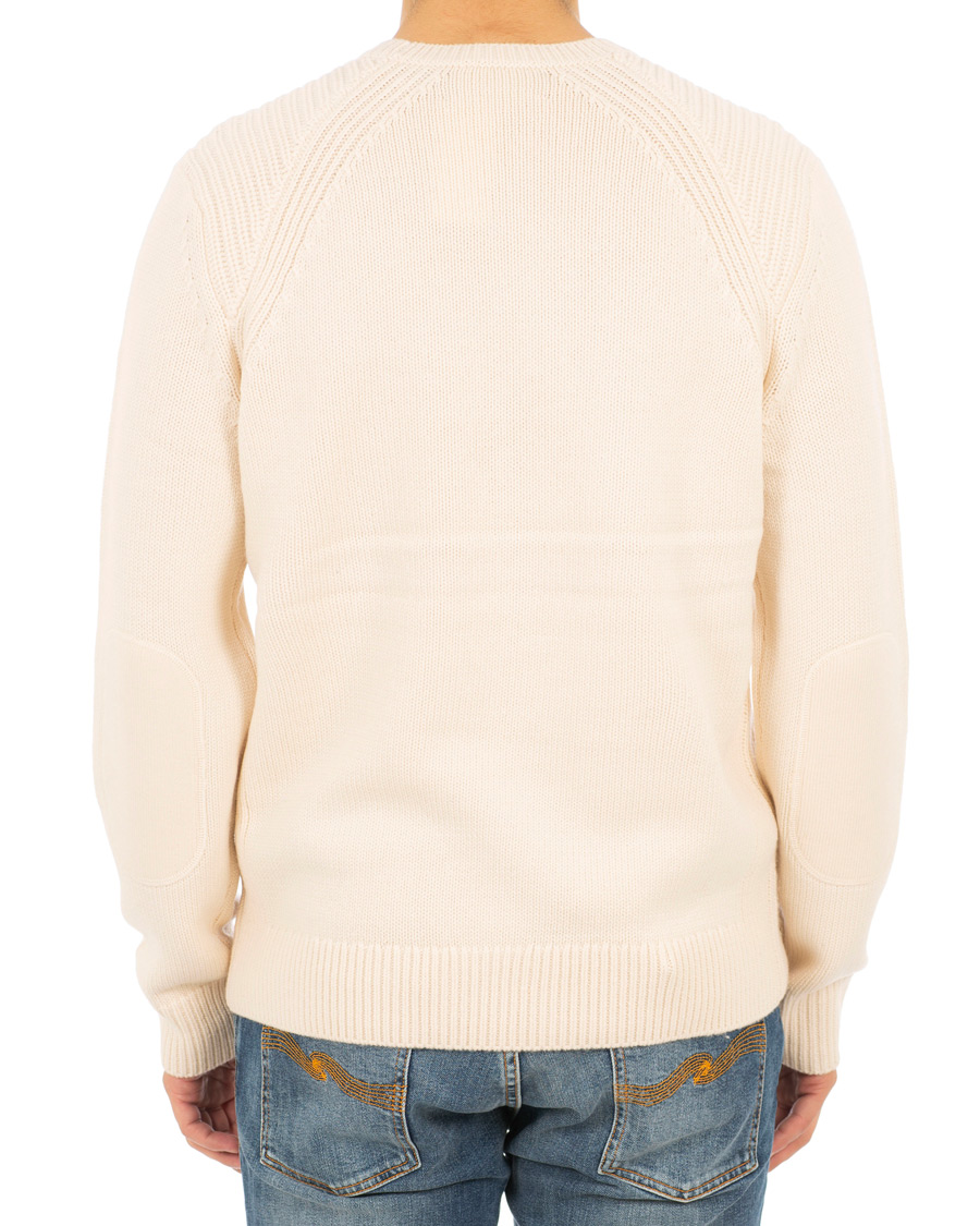 Heren | Truien | Vince | Fisherman Cable Crew White