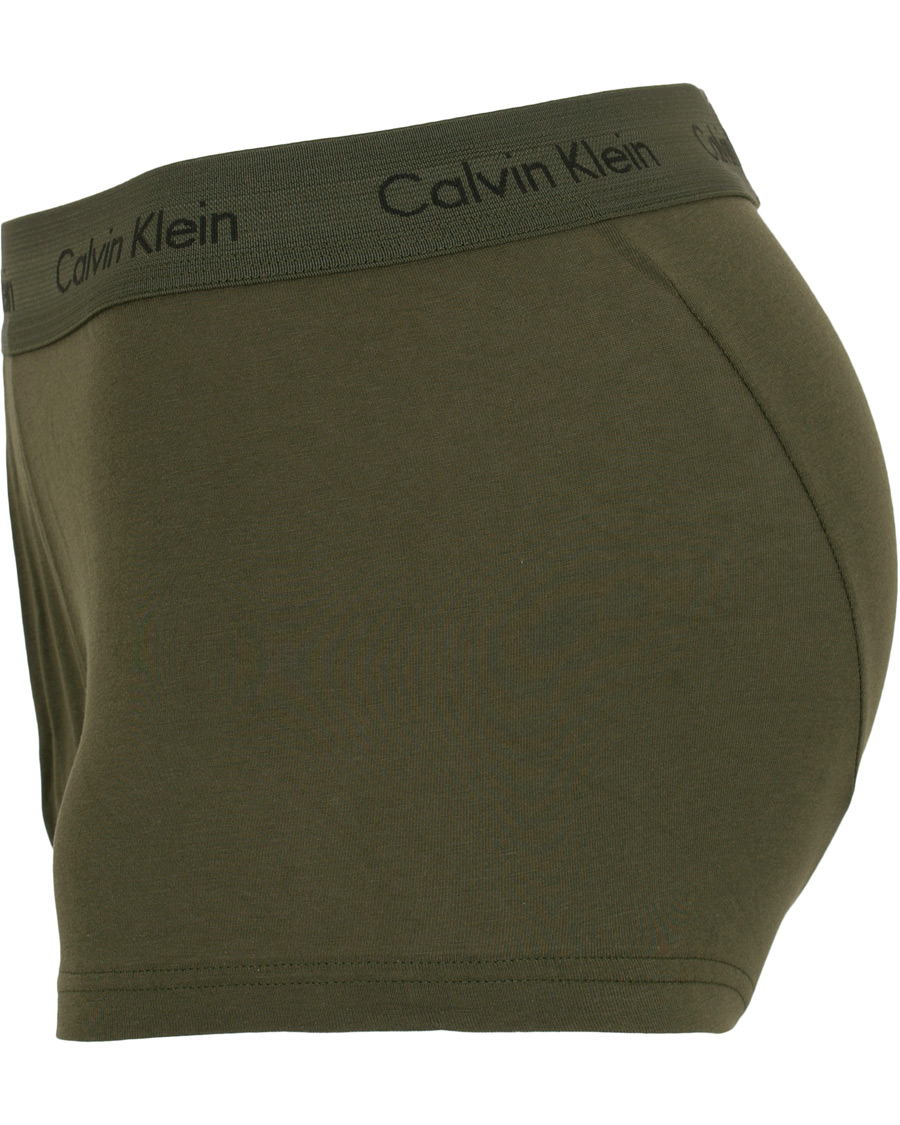 Heren | Ondergoed | Calvin Klein | Cotton Stretch 3-Pack Low Rise Trunk Orange/Blue/Green