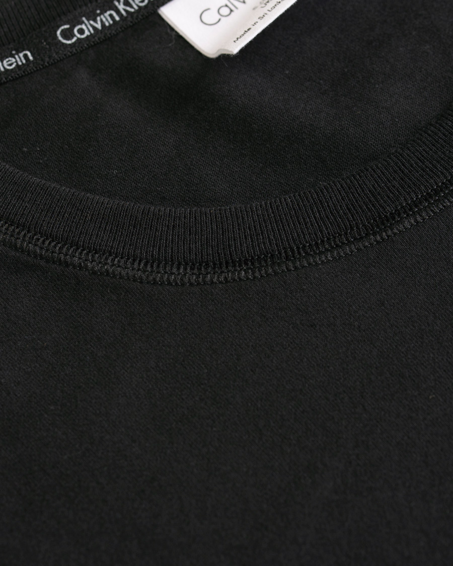 Heren | T-shirts | Calvin Klein | Logo Long Sleeve Tee Black