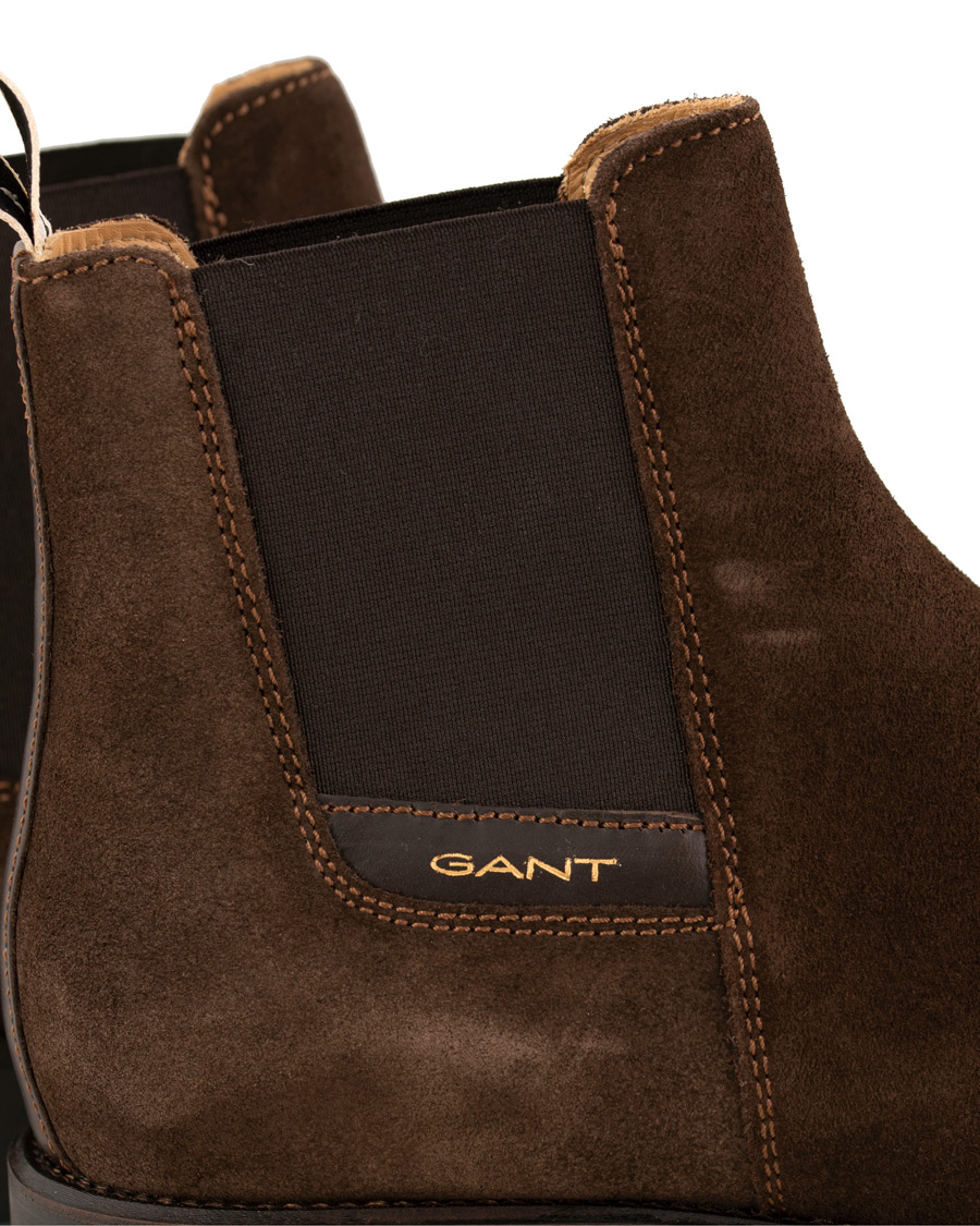 Heren | GANT James Chelsea Boot Dark Brown Suede | GANT | James Chelsea Boot Dark Brown Suede
