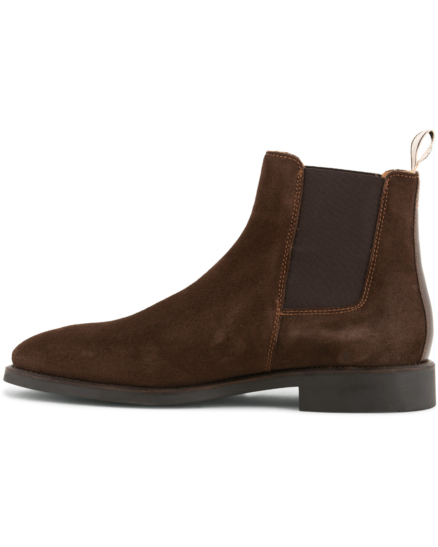 Heren | GANT James Chelsea Boot Dark Brown Suede | GANT | James Chelsea Boot Dark Brown Suede