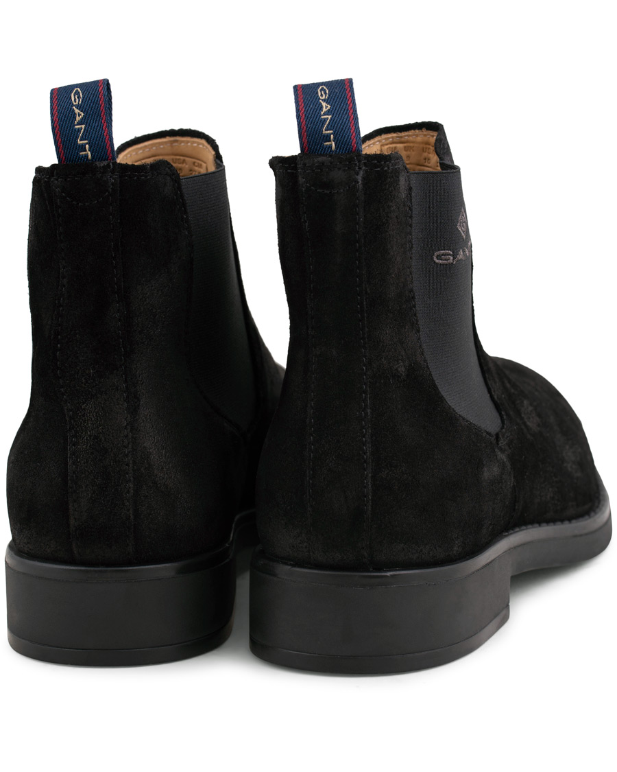 Heren | GANT Oscar Chelsea Boot Black Suede | GANT | Oscar Chelsea Boot Black Suede