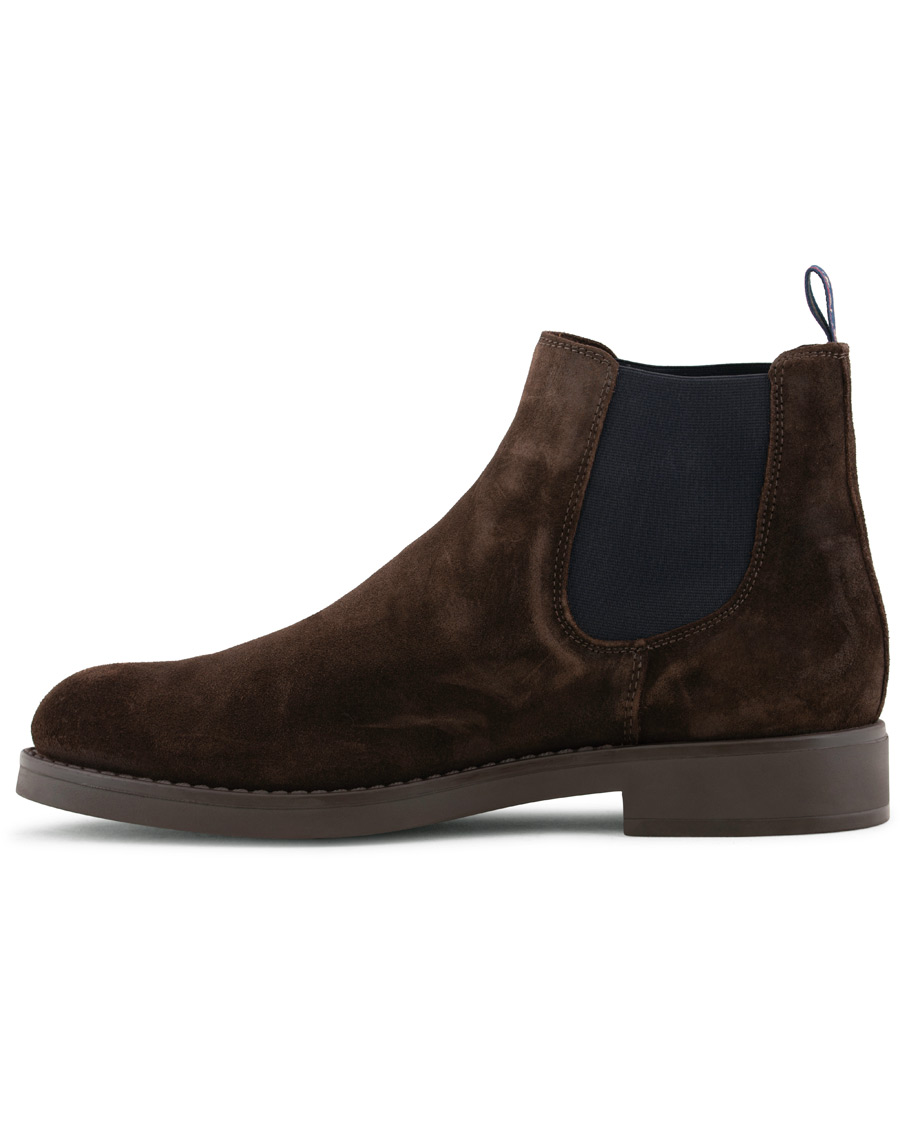 Heren | GANT Oscar Chelsea Boot Dark Brown Suede | GANT | Oscar Chelsea Boot Dark Brown Suede