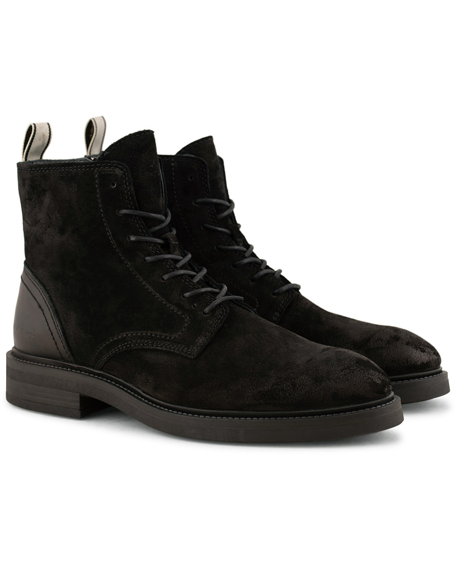 Heren | GANT Martin Boot Black Suede | GANT | Martin Boot Black Suede