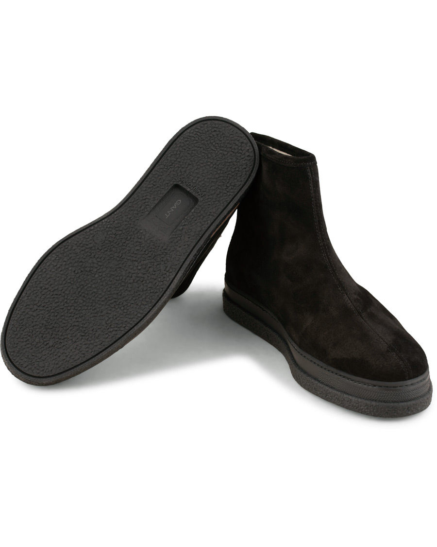 Heren | GANT Josef Curling Boot Black Suede | GANT | Josef Curling Boot Black Suede