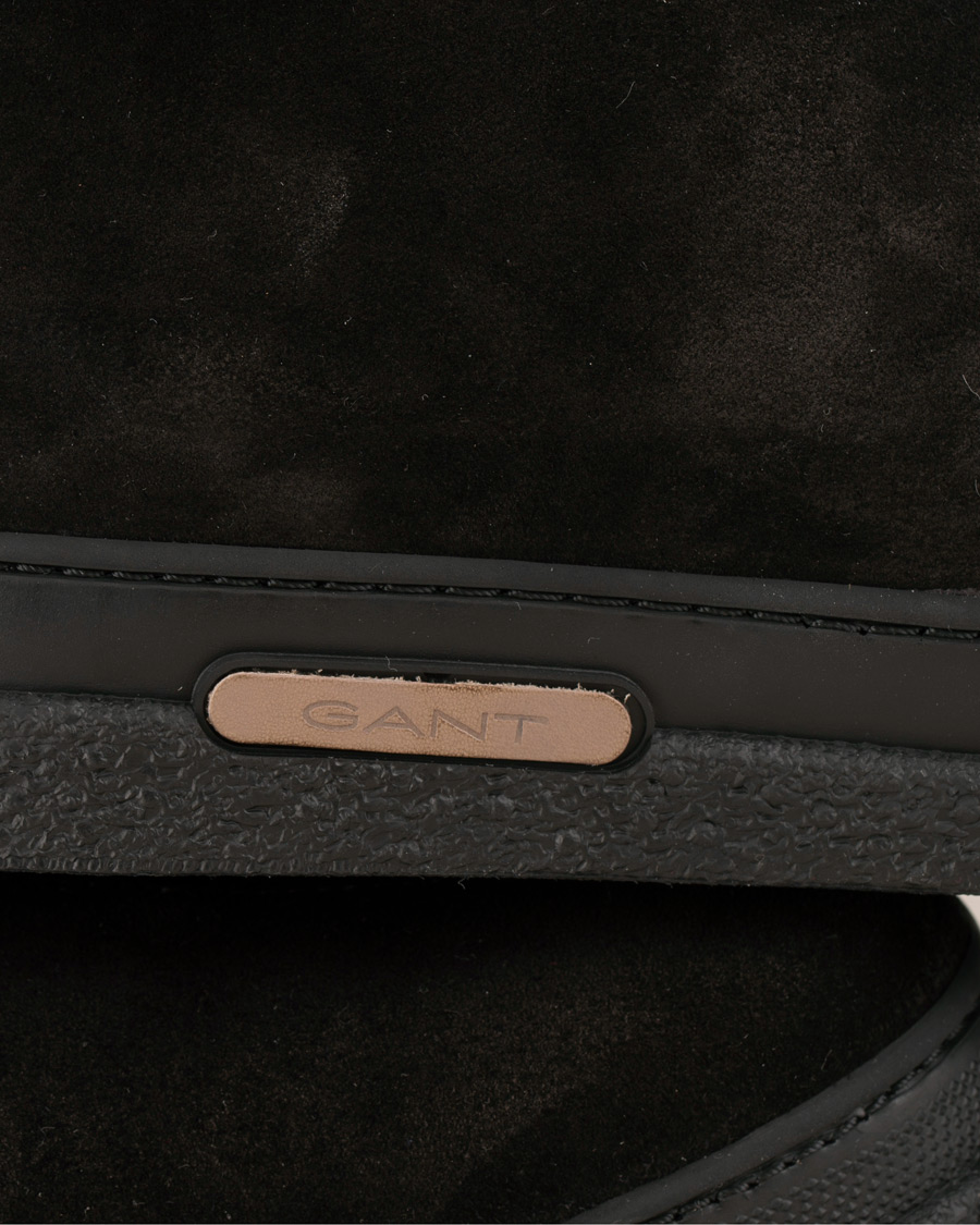 Heren | GANT Josef Curling Boot Black Suede | GANT | Josef Curling Boot Black Suede
