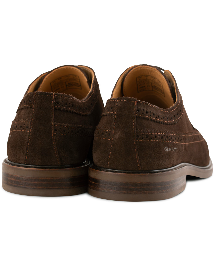 Heren | GANT Ricardo Brouge Dark Brown Suede | GANT | Ricardo Brouge Dark Brown Suede