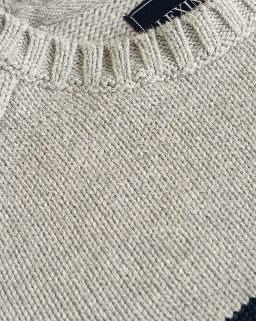 Heren | Truien | Lexington | Dylan Sweater Heather Grey Melange