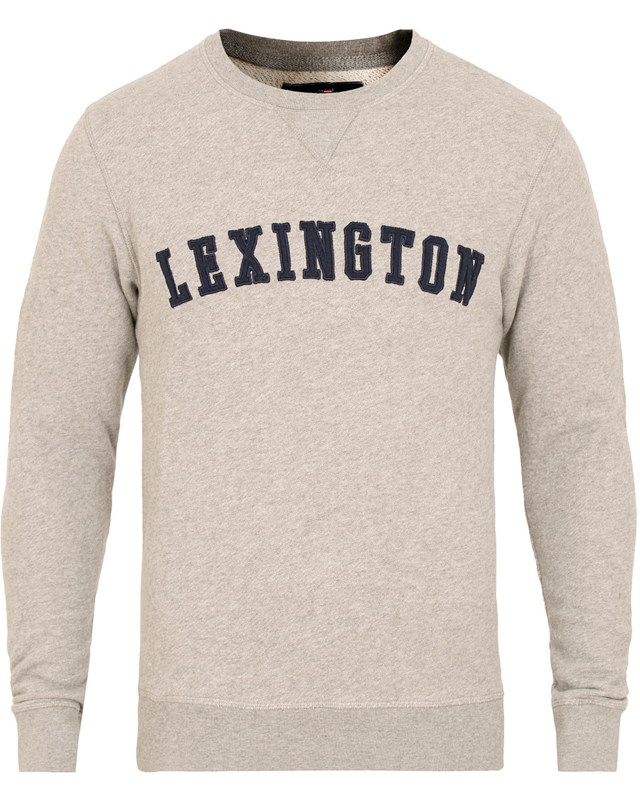Heren | Truien | Lexington | Lucas Sweatshirt Heather Grey Melange