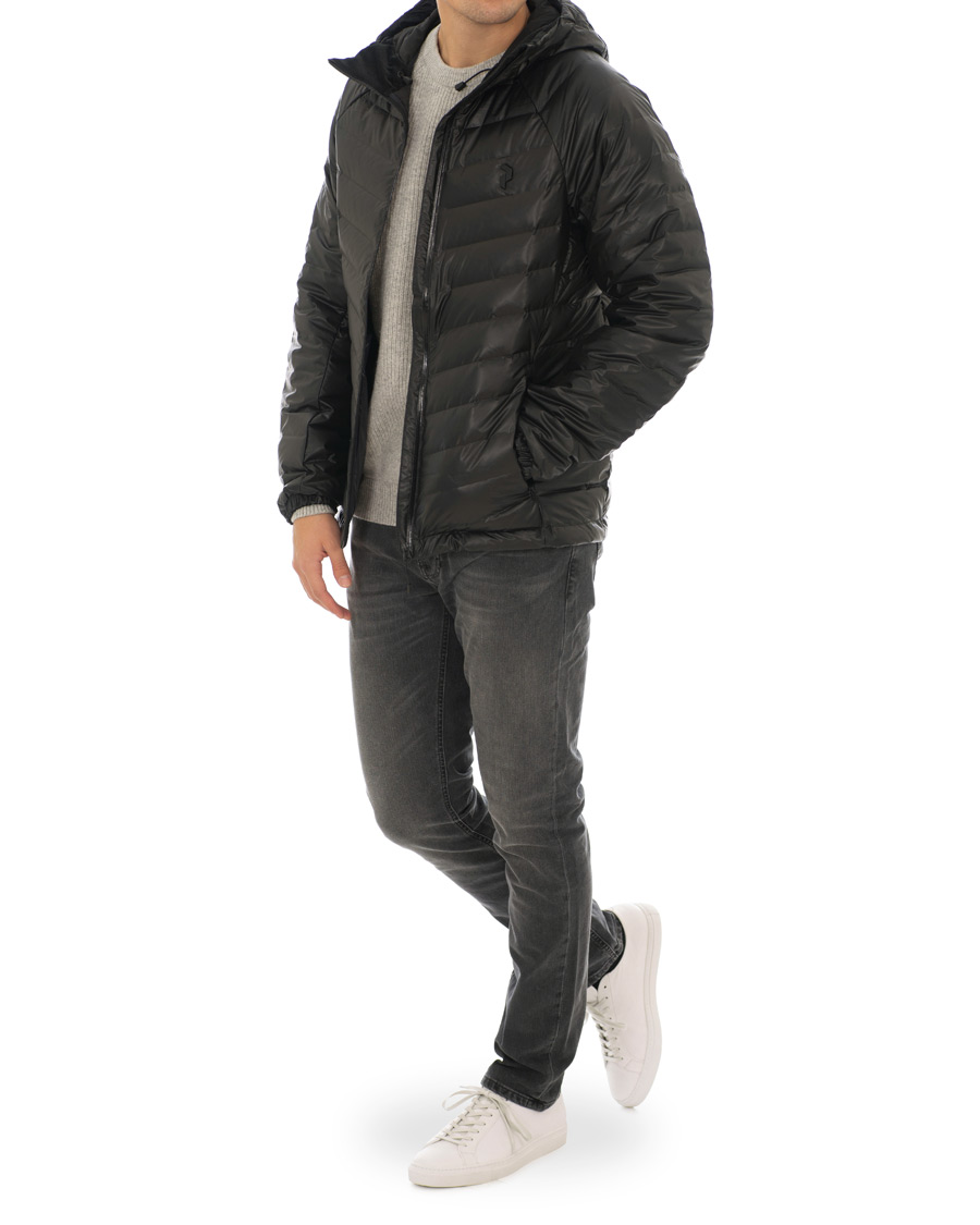 Heren | Jassen | Peak Performance | Frost Dry Down Hooded Jacket Black