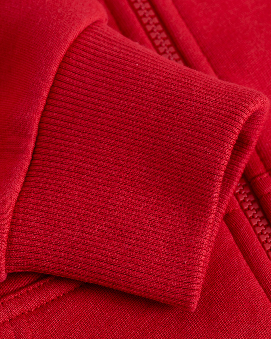 Heren | Truien | Peak Performance | Logo Zip Hoodie Red