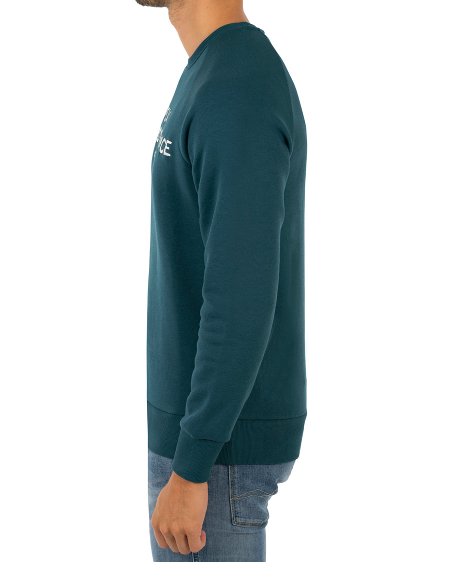 Heren | Truien | Peak Performance | Logo Crew Neck Sweatshirt Teal Extreme