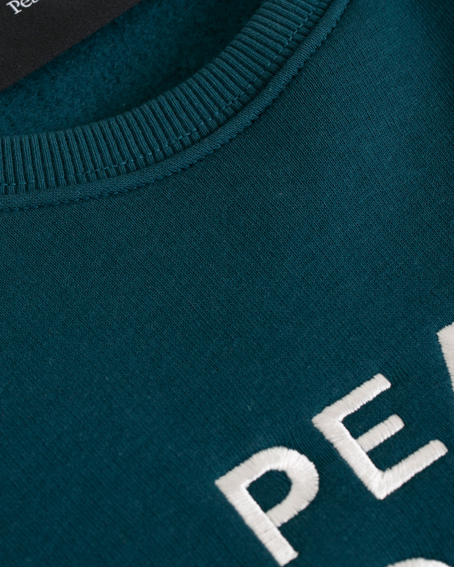 Heren | Truien | Peak Performance | Logo Crew Neck Sweatshirt Teal Extreme