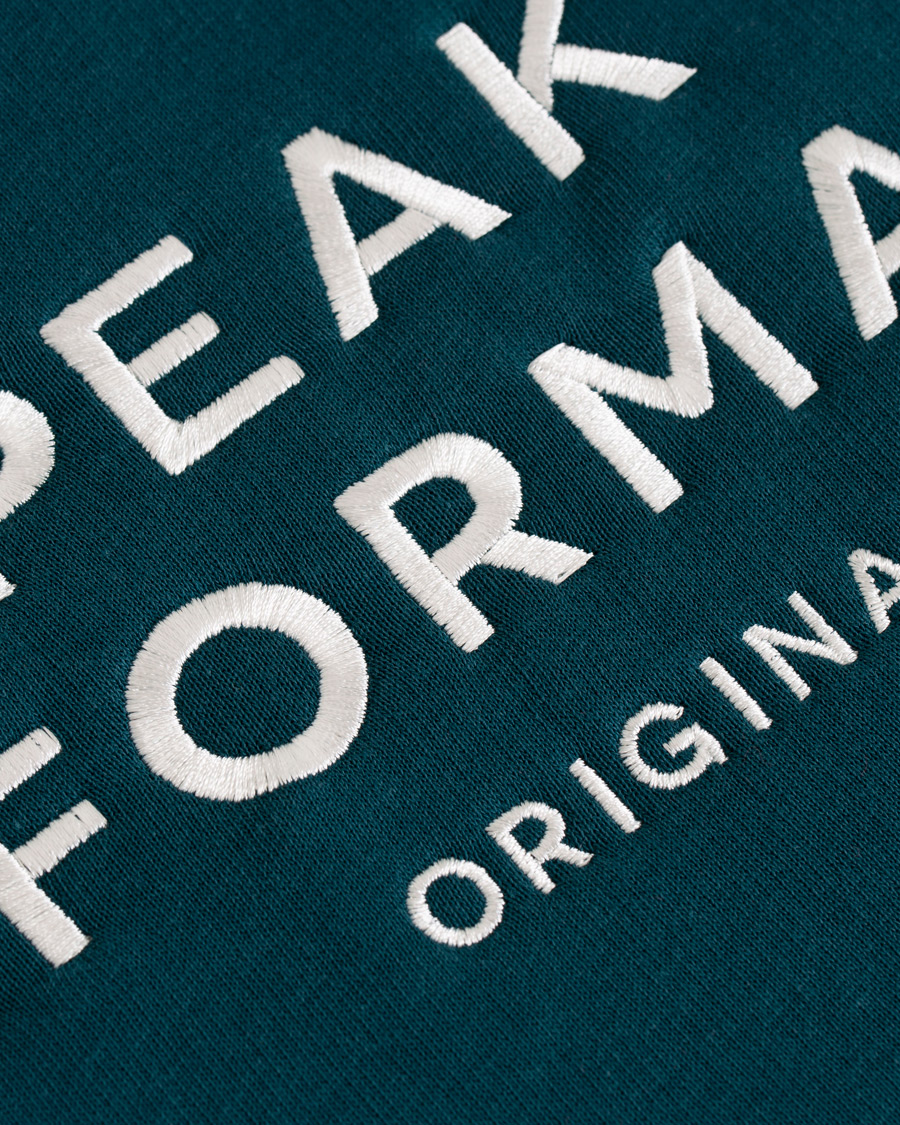 Heren | Truien | Peak Performance | Logo Crew Neck Sweatshirt Teal Extreme