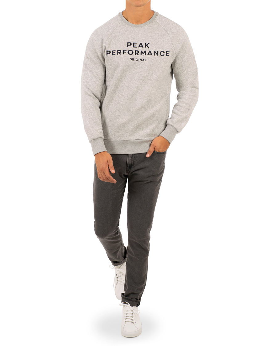 Heren | Truien | Peak Performance | Original Crew Neck Sweatshirt Grey