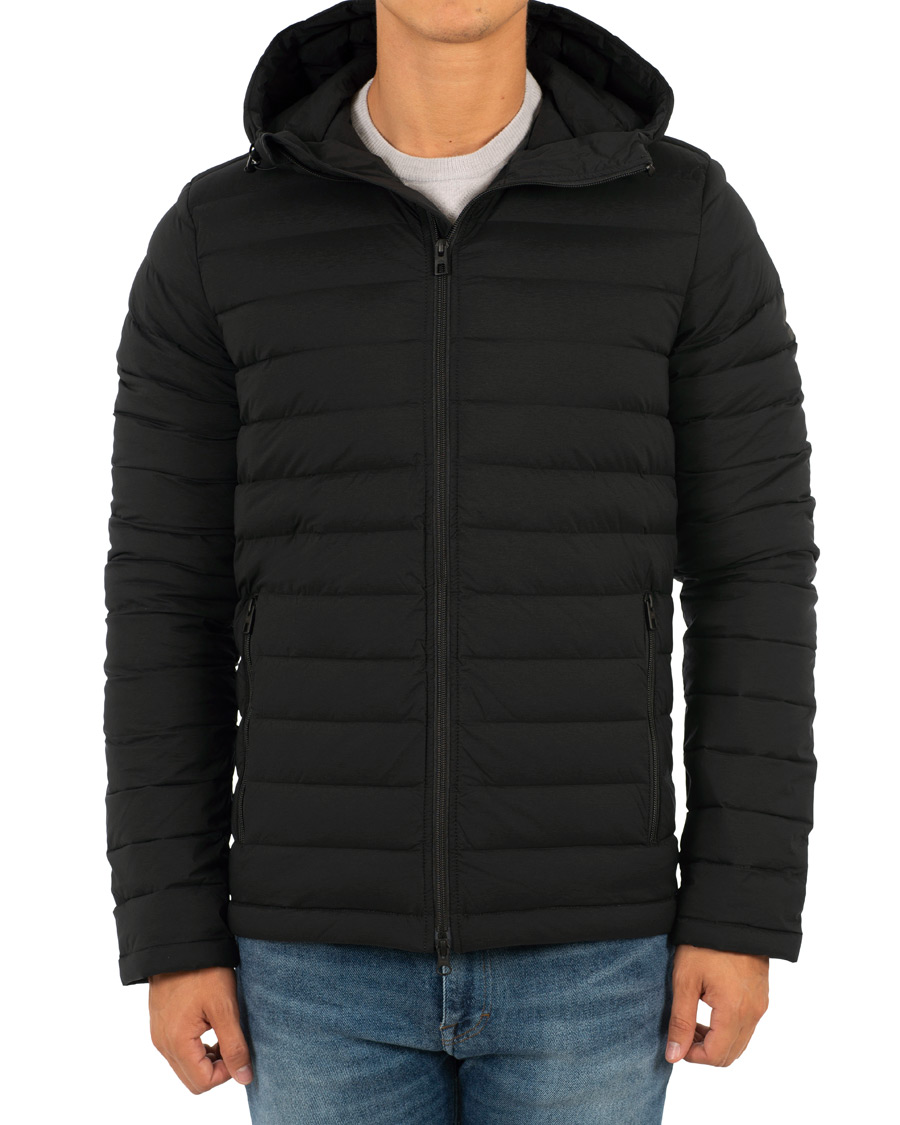 Heren | Jassen | J.Lindeberg | M EACE Hooded Down Liner Jacket Black