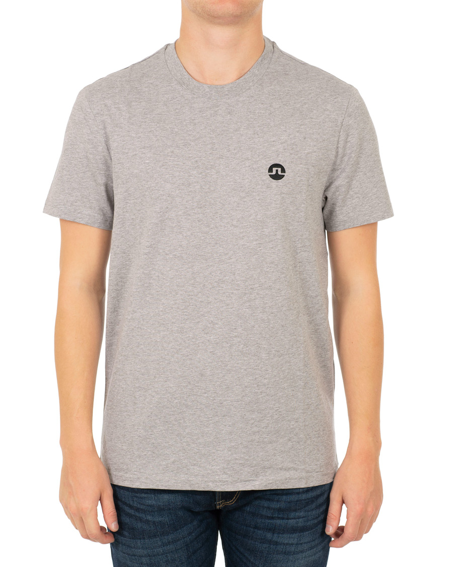 Heren | T-shirts | J.Lindeberg | Bridge Crew Neck Tee Grey
