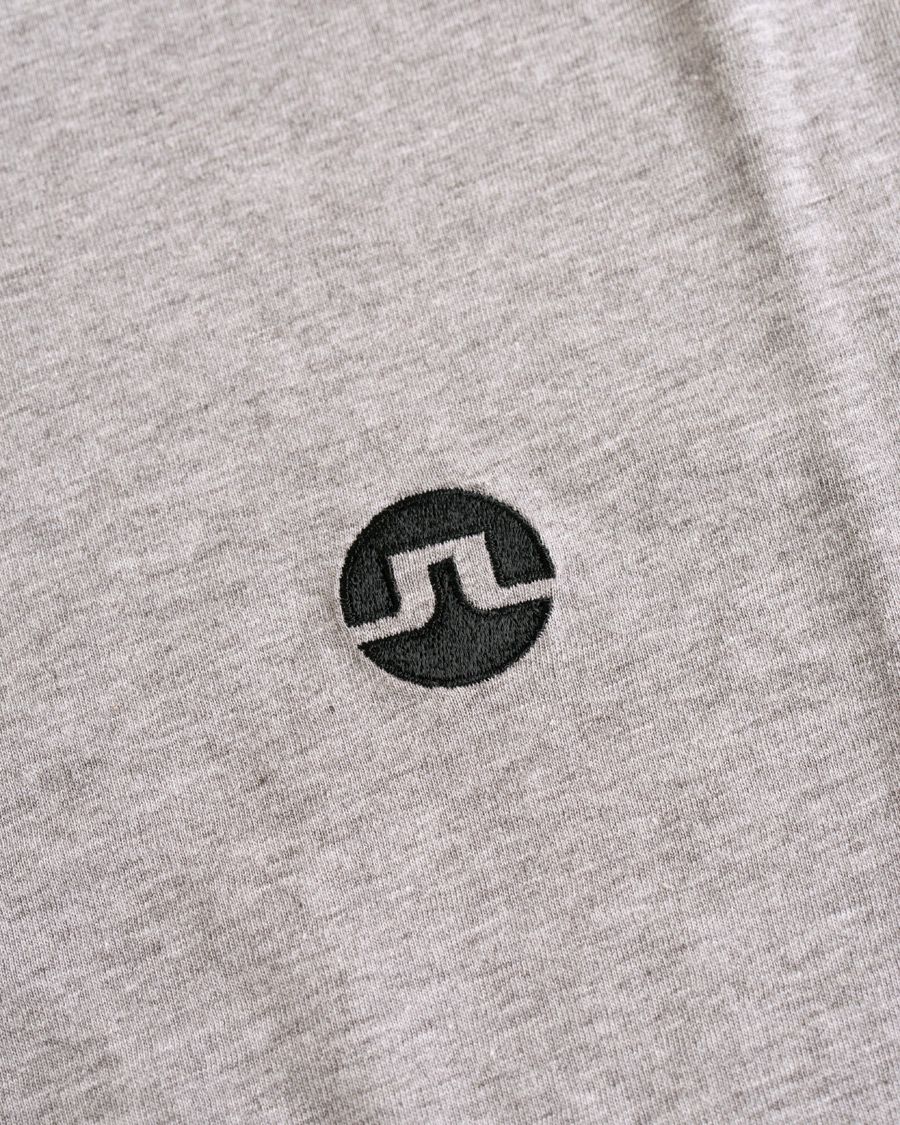 Heren | T-shirts | J.Lindeberg | Bridge Crew Neck Tee Grey