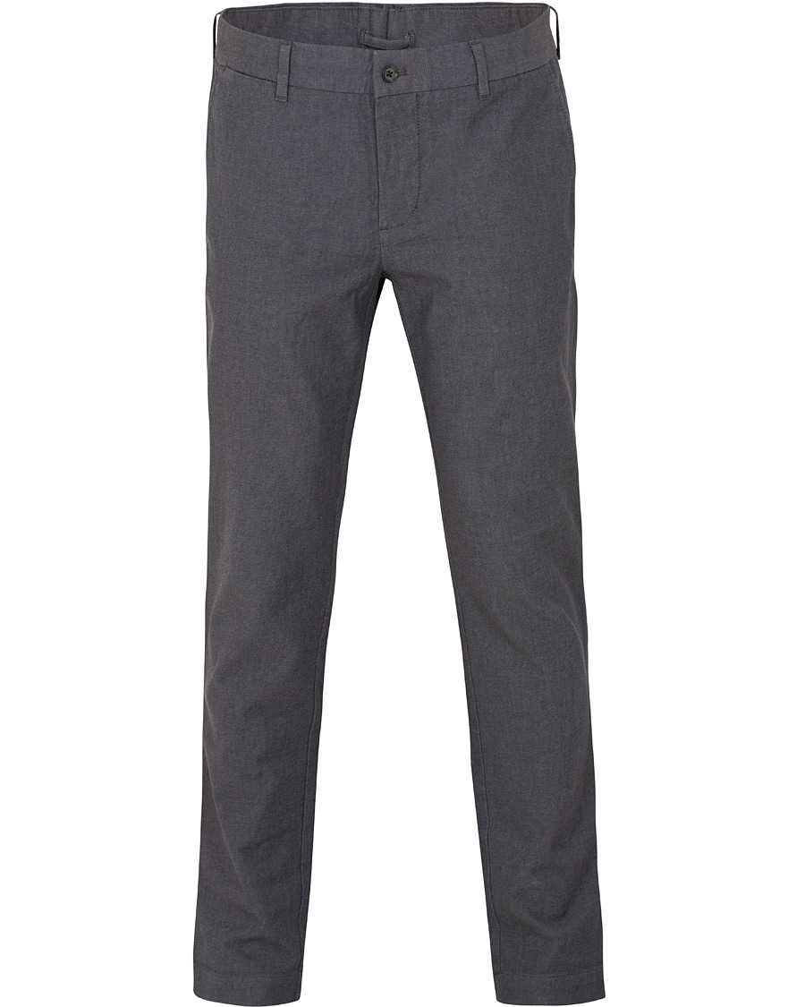 Heren | Broeken | J.Lindeberg | Chaze Flannel Twill Trousers Midnight