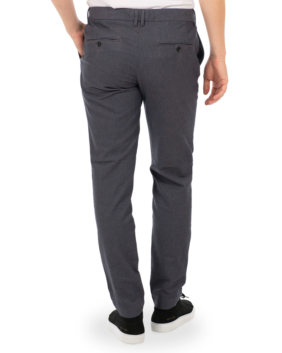 Heren | Broeken | J.Lindeberg | Chaze Flannel Twill Trousers Midnight