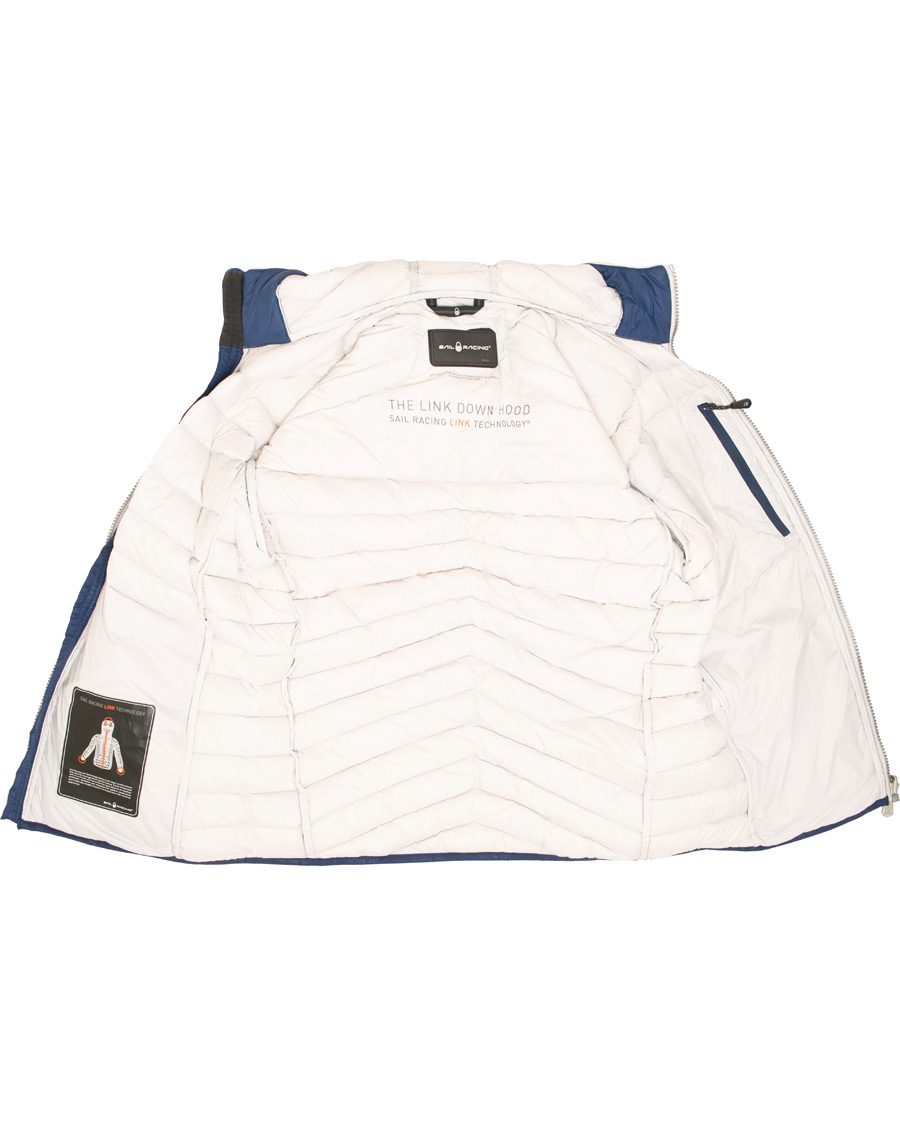 Heren | Jassen | Sail Racing | Link Down Hooded Jacket Storm Blue