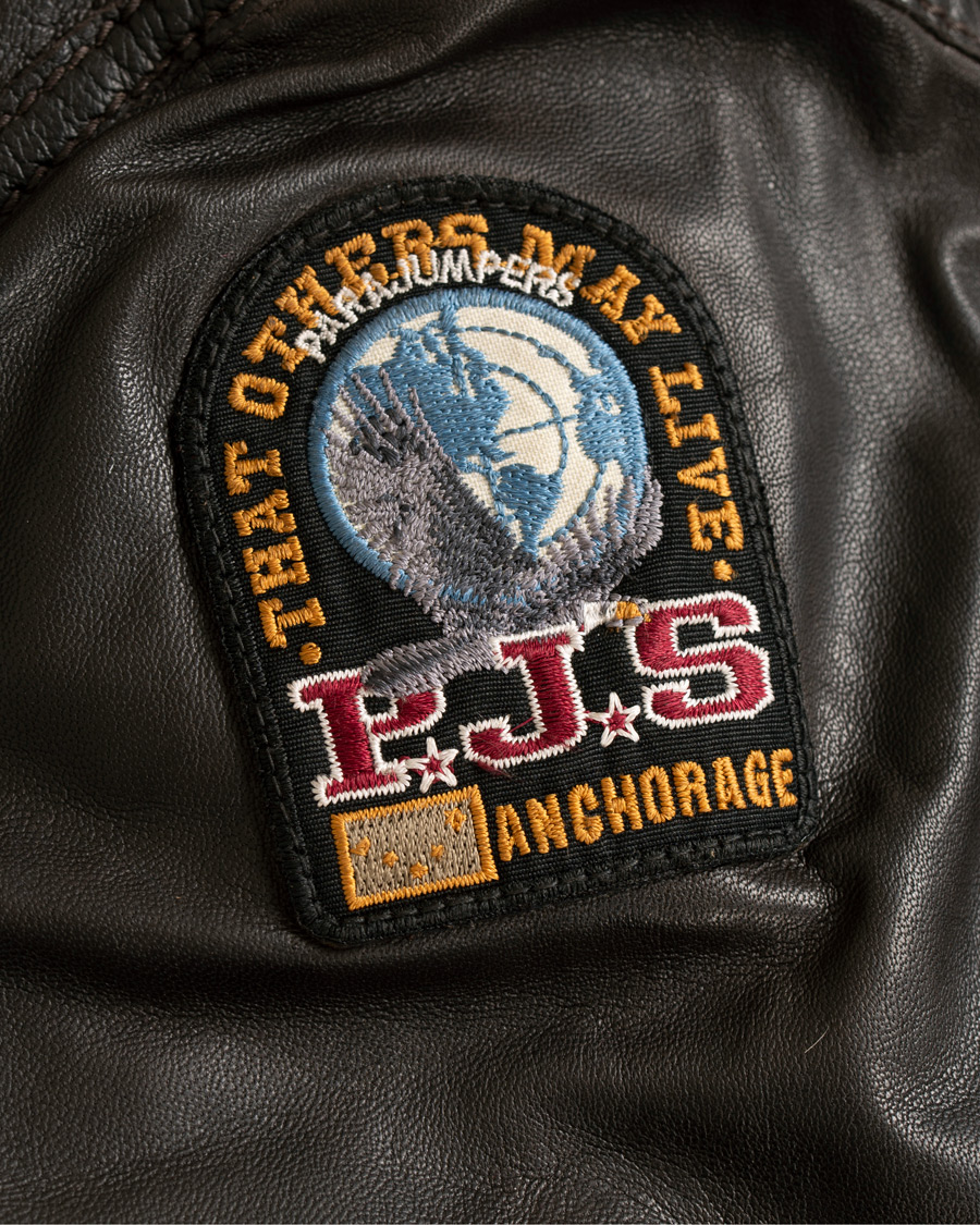 Heren | Jassen | Parajumpers | Josh Leather Jacket Dark Brown