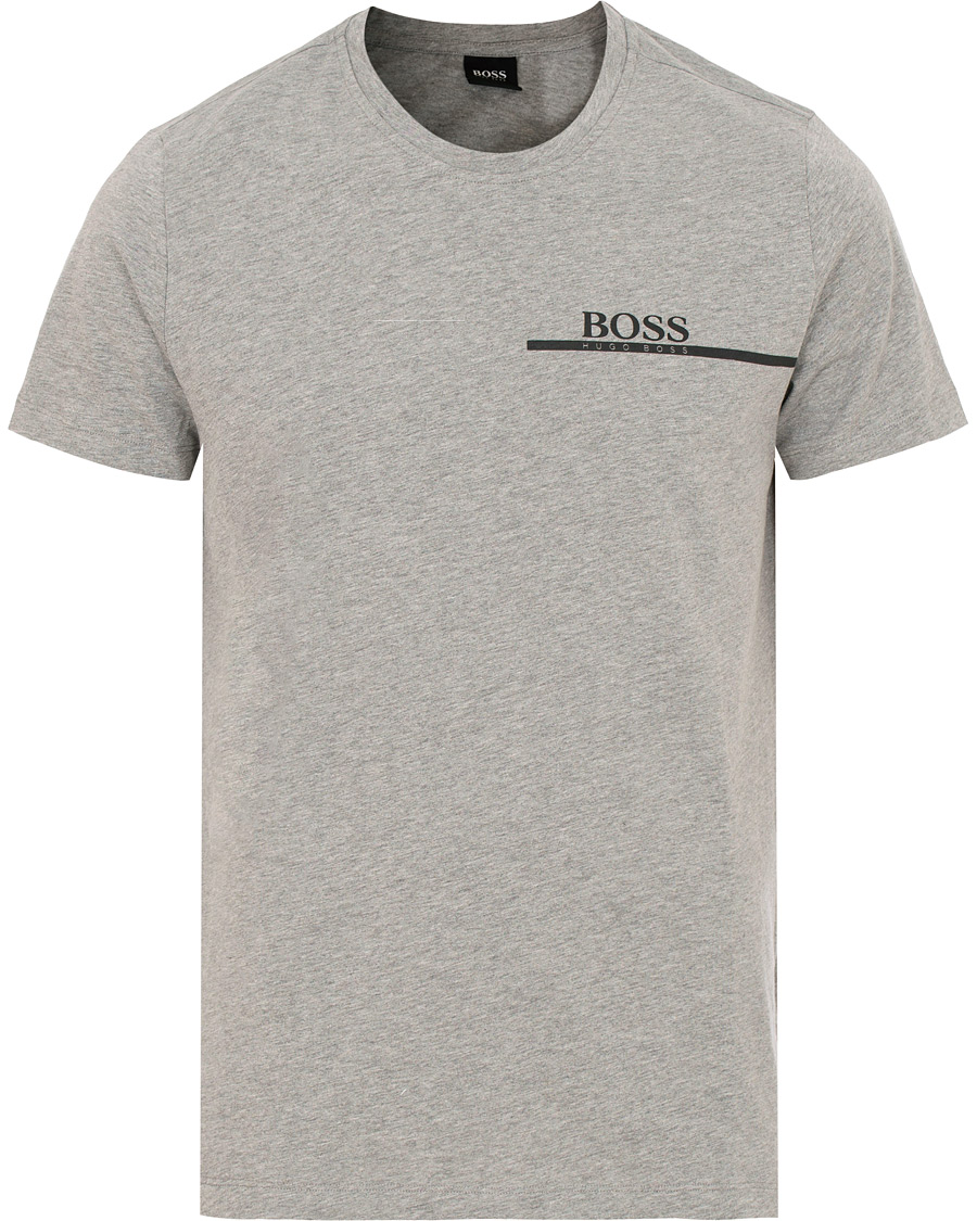 Heren | T-shirts | BOSS BLACK | BOSS Logo T-shirt Light Grey