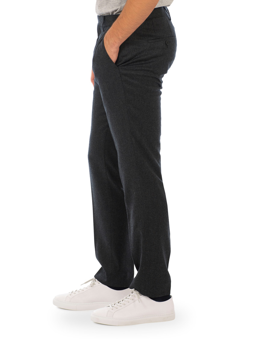 Heren | Broeken | BOSS BLACK | BOSS Gains Washable Stretch Flannel Trousers Open Grey