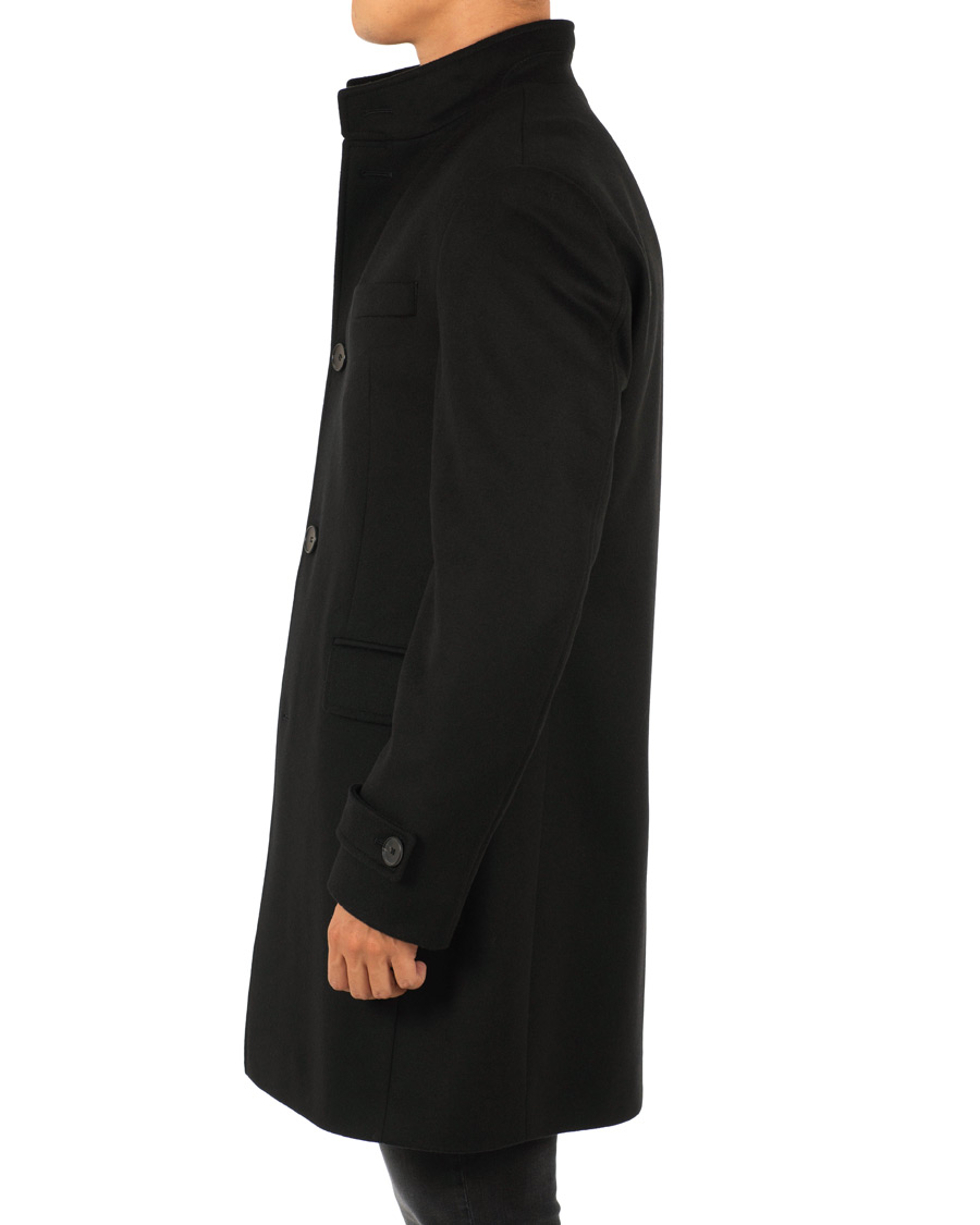 Heren | Jassen | BOSS BLACK | BOSS Sintrax Wool/Cashmere Coat Black