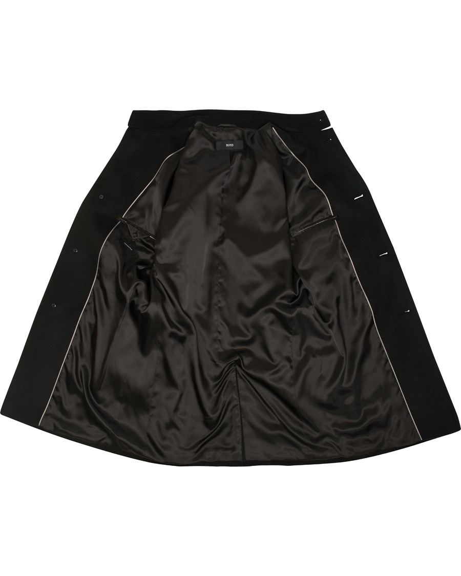 Heren | Jassen | BOSS BLACK | BOSS Sintrax Wool/Cashmere Coat Black