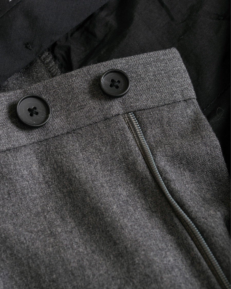 Heren | Broeken | BOSS BLACK | BOSS Wilhelm Wool Trousers Open Grey