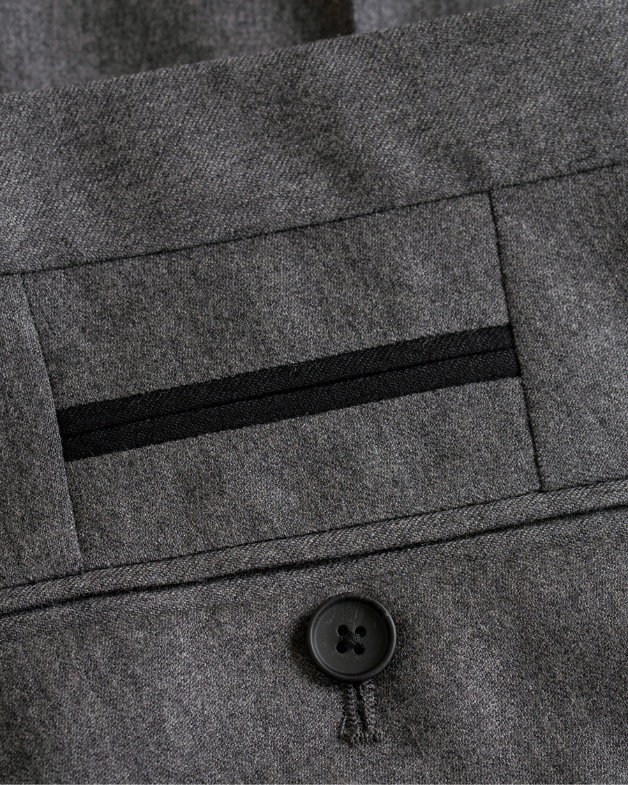 Heren | Broeken | BOSS BLACK | BOSS Wilhelm Wool Trousers Open Grey