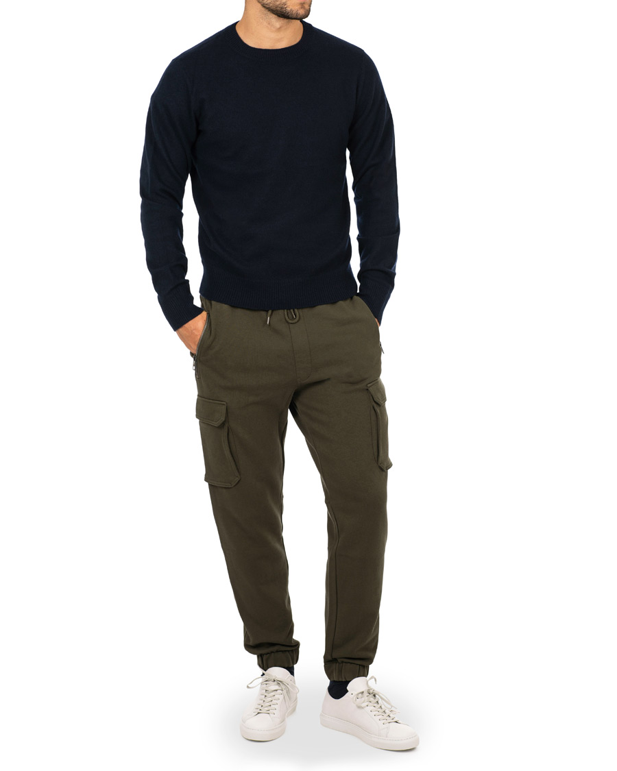 Heren | Broeken | BOSS ORANGE | BOSS Casual Senman Cargo Sweatpants Dark Green