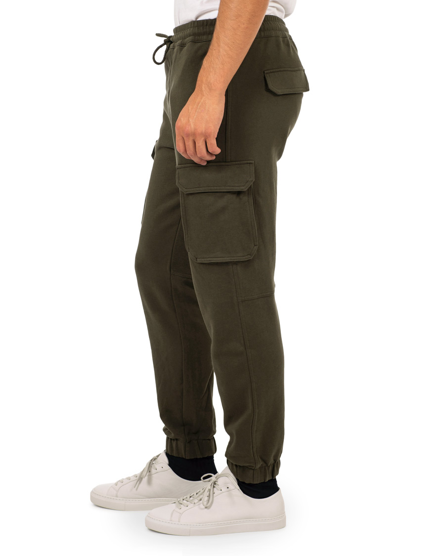 Heren | Broeken | BOSS ORANGE | BOSS Casual Senman Cargo Sweatpants Dark Green