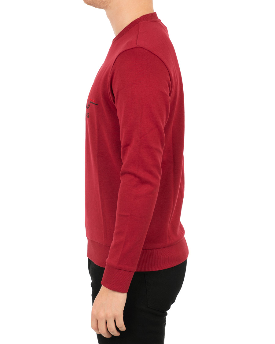 Heren | Truien | BOSS GREEN | BOSS Athleisure Salbo Crew Neck Sweatshirt Rhubarb Red