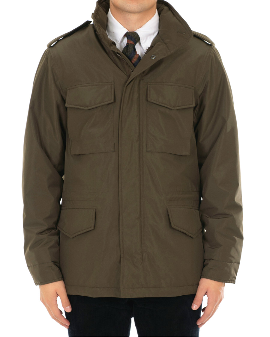 Heren | Jassen | Aspesi | New Field Jacket Nylon Dark Green