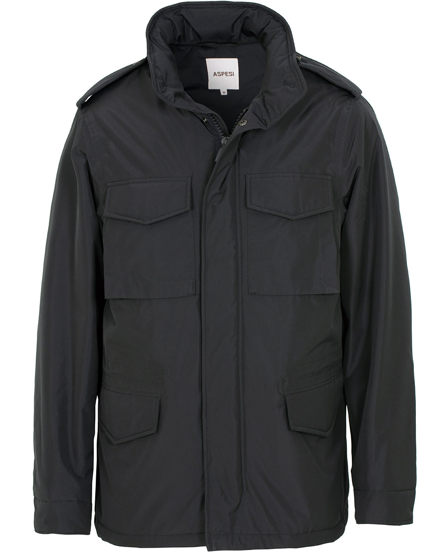 Heren | Jassen | Aspesi | New Field Jacket Nylon Navy