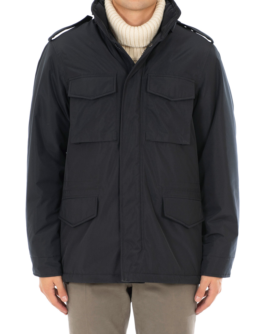 Heren | Jassen | Aspesi | New Field Jacket Nylon Navy