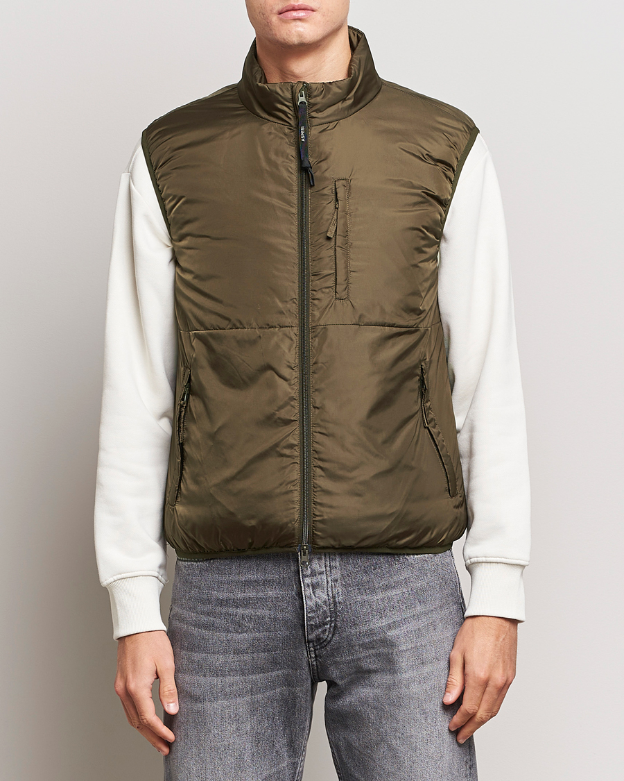 Heren | Jassen | Aspesi | Jil Padded Vest Dark Military