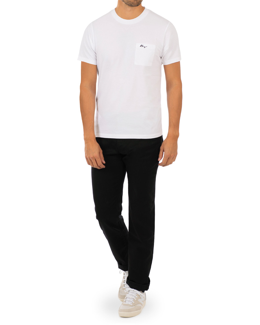 Heren | T-shirts | KENZO | Small Logo Signature Pocket T-shirt White