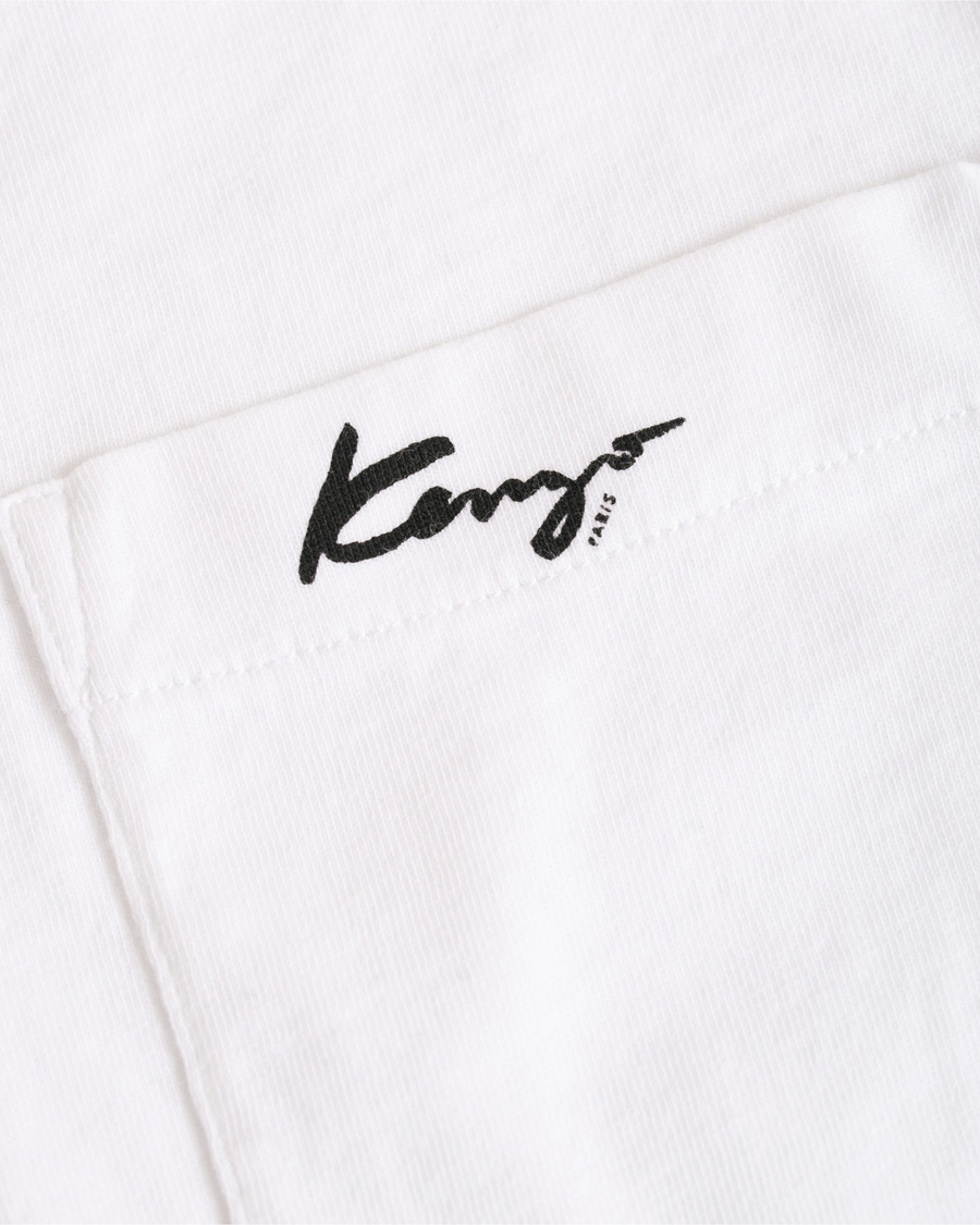 Heren | T-shirts | KENZO | Small Logo Signature Pocket T-shirt White