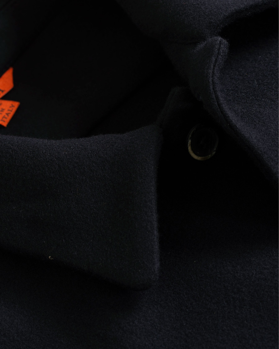 Heren | Jassen | Barena | Cedro Wool Shirt Jacket Navy