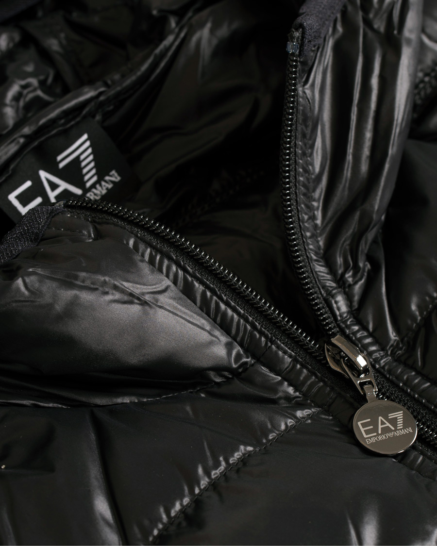 Heren | Jassen | EA7 | Train Core Light Down Hoodie Jacket Black