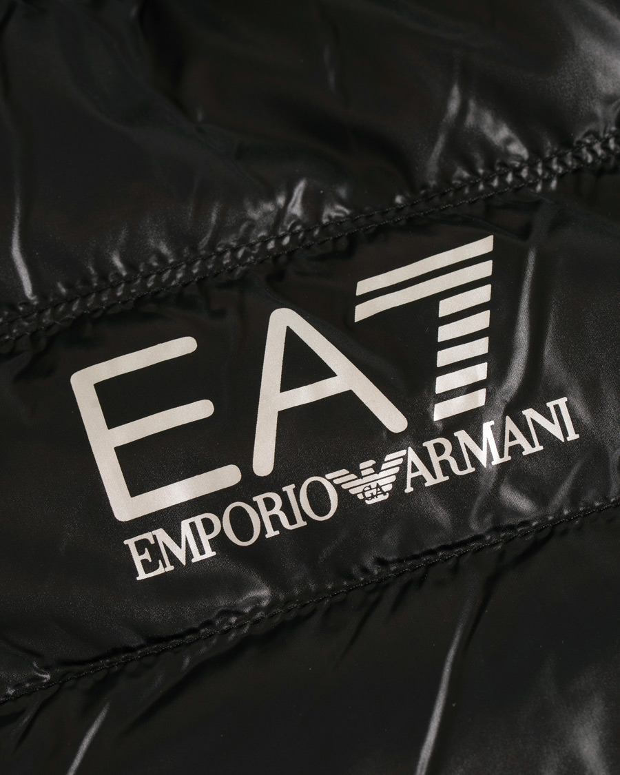 Heren | Jassen | EA7 | Train Core Light Down Hoodie Jacket Black