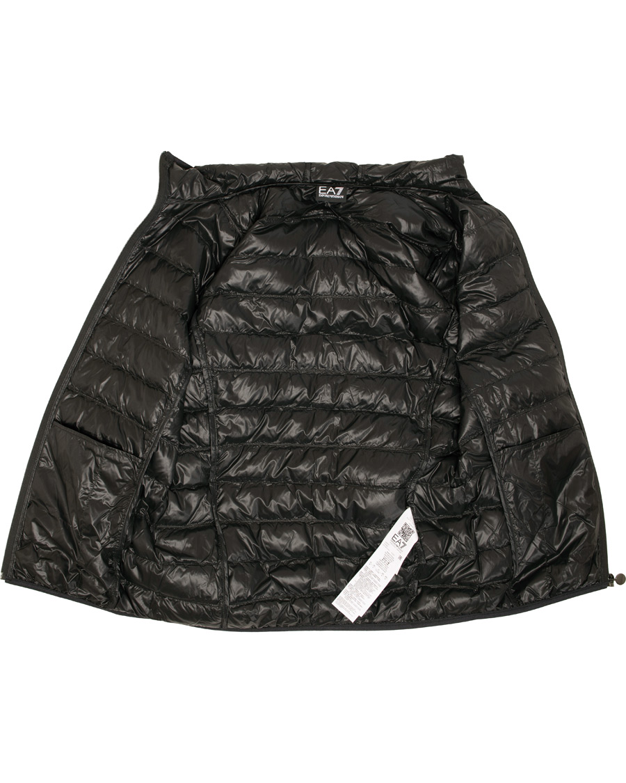 Heren | Jassen | EA7 | Train Core Light Down Hoodie Jacket Black