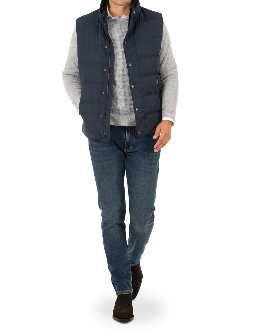 Heren | Jassen | Hackett | Classic Down Vest Navy