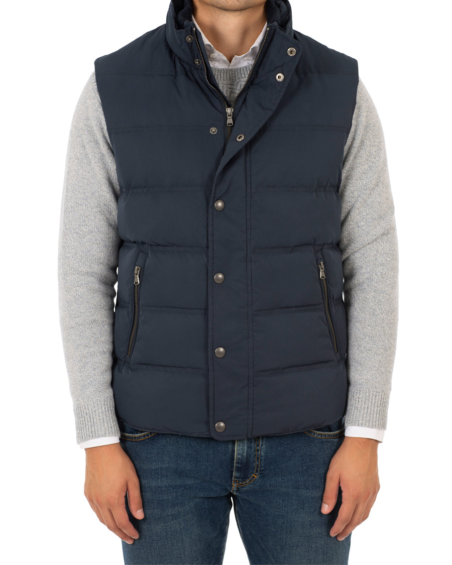 Heren | Jassen | Hackett | Classic Down Vest Navy