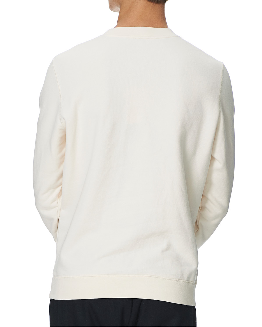 Heren | Truien | Sunspel | Loopback Sweatshirt Archive White