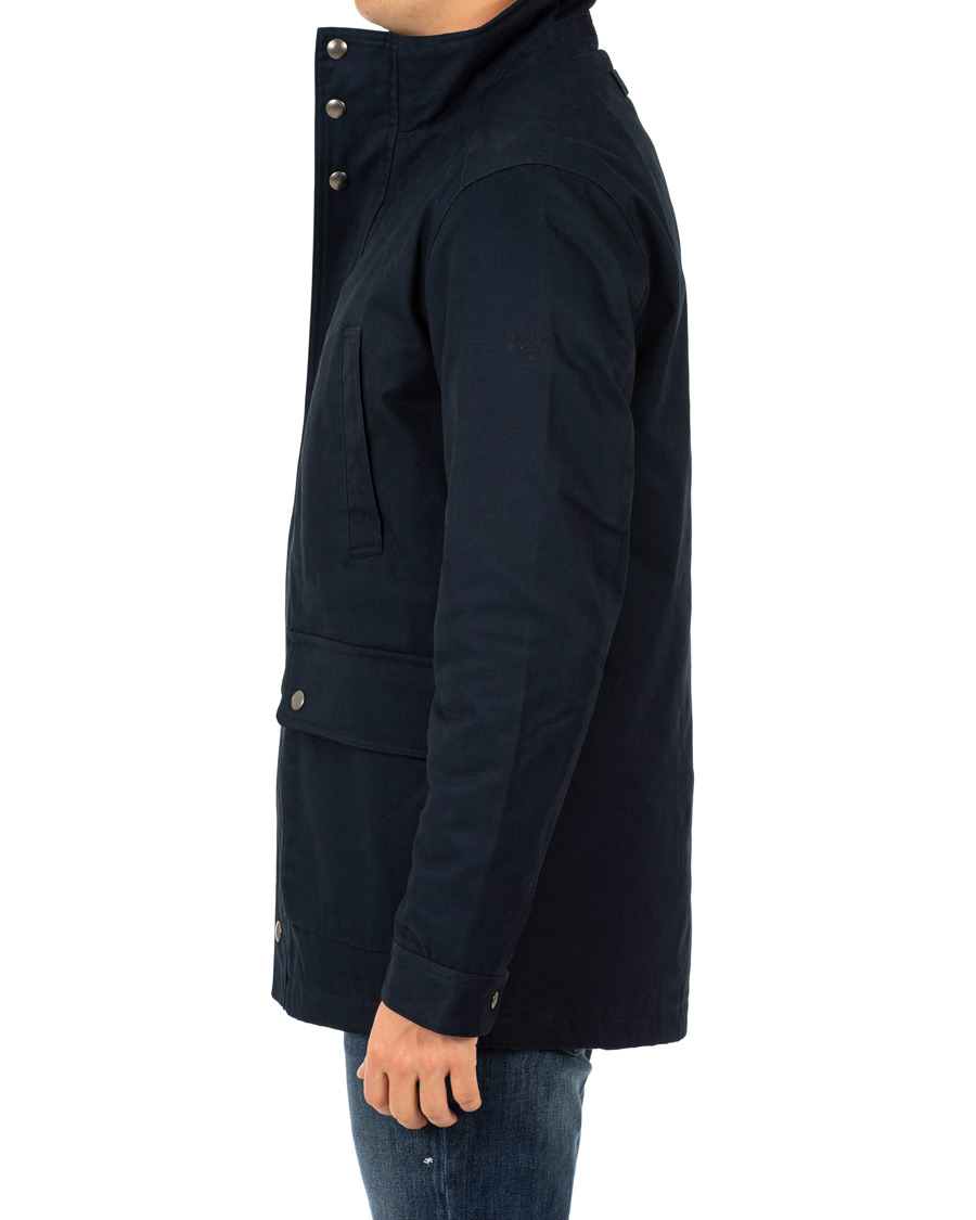 Heren | Jassen | GANT | The Waxy Double Decker Jacket Marine