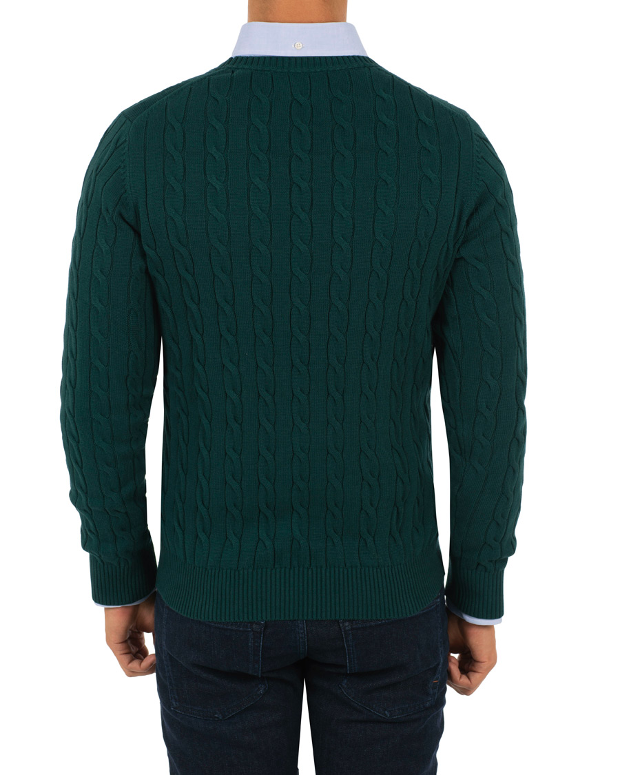 Heren | Truien | GANT | Cotton Cable Crew Neck Ponderosa Pine